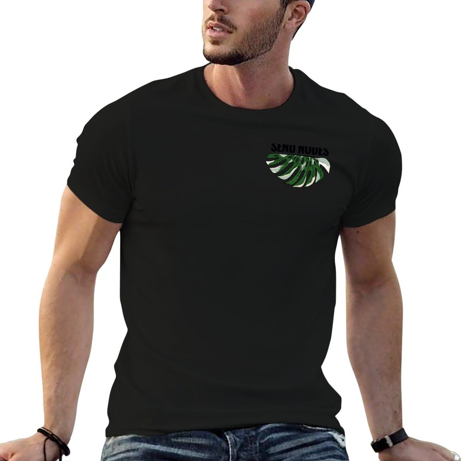 Variegated Monstera Node - T-shirt Send Nodes - Variegated Monstera,