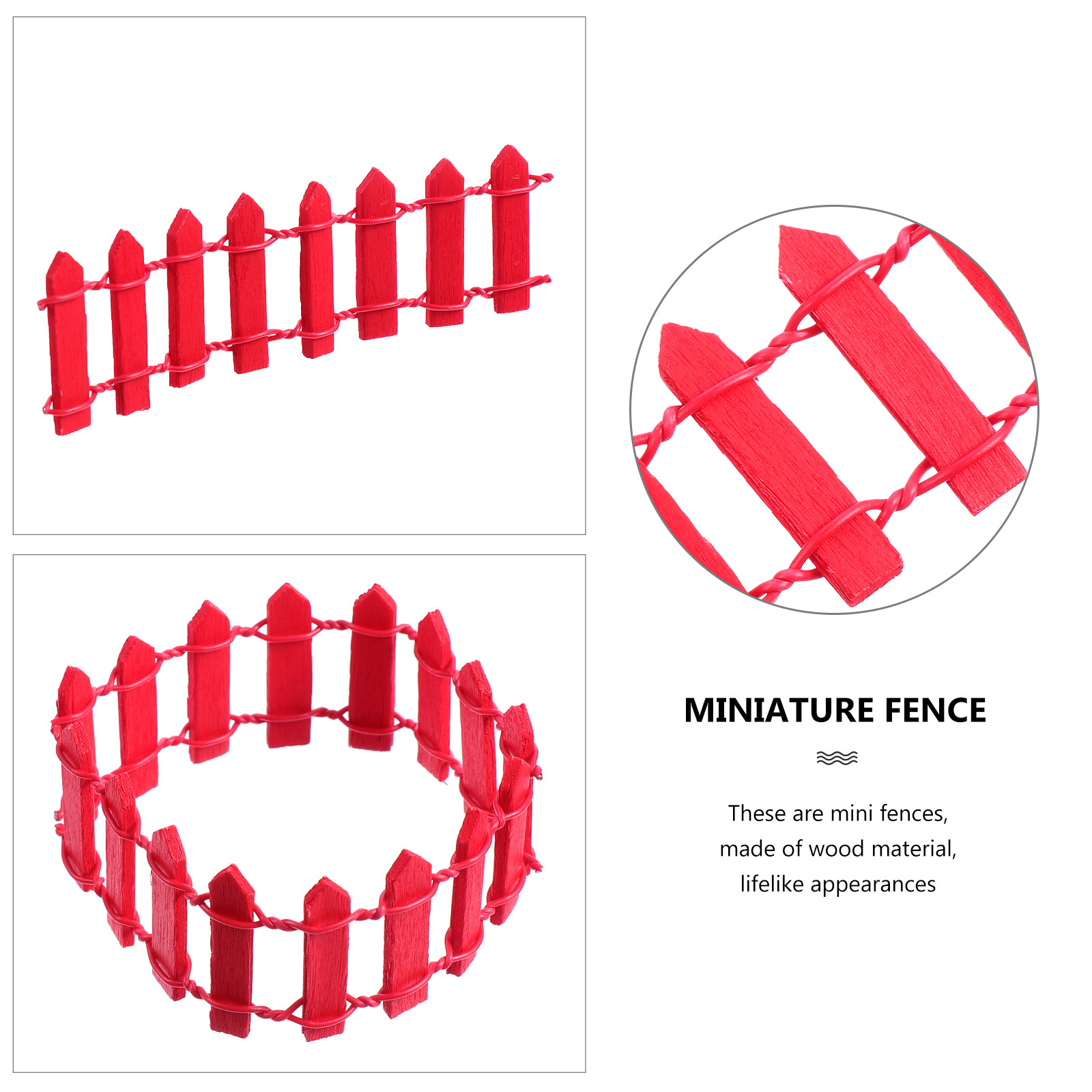 Lot de 12 mini clôtures en boi - Succulent Arrangement Mini avis et prix